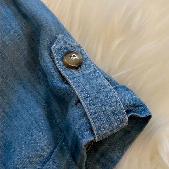 Vineyard Vines Tencel Dress (8) cute details, Blue - Picture 3 of 14